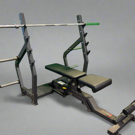 Fully Adjustable Olympic Bench Press, Full Incline & Decline (New)