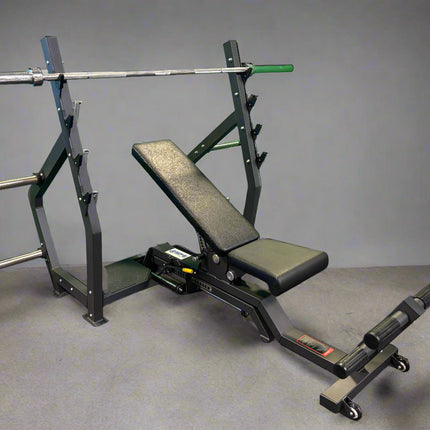 Fully Adjustable Olympic Bench Press, Full Incline & Decline (New)