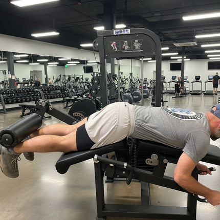 Selectorized Leg Extension & Prone Leg Curl Combo w/250lb weight stack (New)