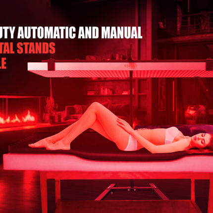 EXESAS 324 LED, 1620W Dual-Chip, Red Light Therapy Device for Full Body, 4-Wavelengths Infrared LED Panel for Skin, Weight, Pain, Wellness