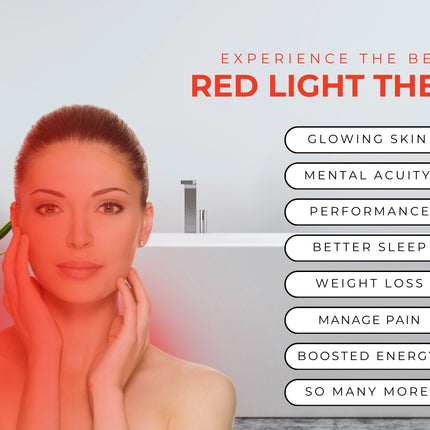 EXESAS 80 LED, 400W Dual-Chip, Red Light Therapy Device for Full Body 660nm & 850nm Infrared LED Panel for Beautiful Skin, Weight & Pain Management