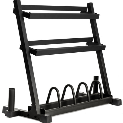 All-In-One Storage Solution, Dumbbells, Weight Plates and Barbells