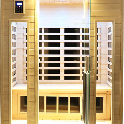 Low EMF Three person Far infrared sauna room (Roof & Floor)