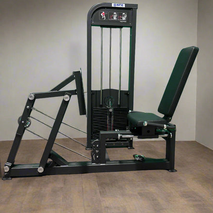 Selectorized Horizontal Leg Press with 250lb weight stacks (New)