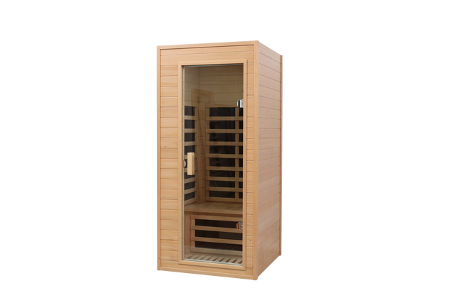 Hemlock One-person far infrared roof embedded indoor sauna room (Left & Right)
