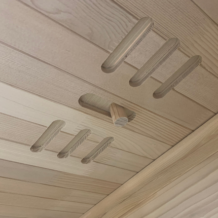 Blisspod | Vienna | Far Infrared Sauna | Canadian Hemlock Very Low EMF | 72.8"H x 35.4"W x 25.6"D | 1 Person