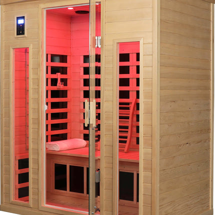 Low EMF Three person Far infrared sauna room (Roof & Floor)