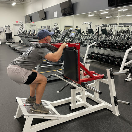 Plate Loaded Power Squat & Hack Squat (V-Squat) Machine (New)