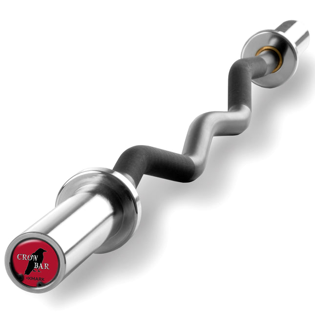 Crowbar EZ Curl Barbell, Fits Olympic Plates