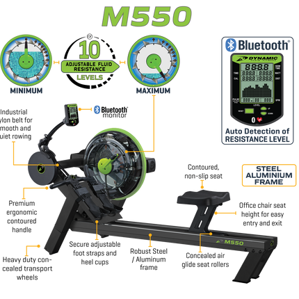 Dynamic Fluid Rower - M550
