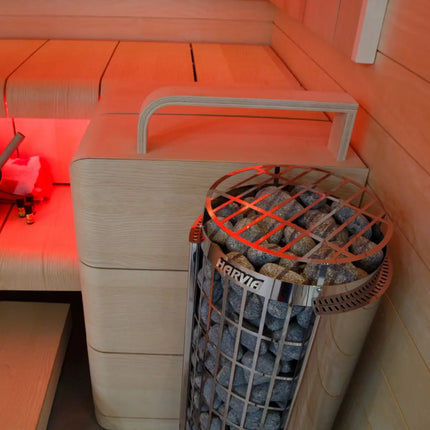 Harvia Cilindro PC90E 9KW Sauna Heater - Finnish Sauna Builders