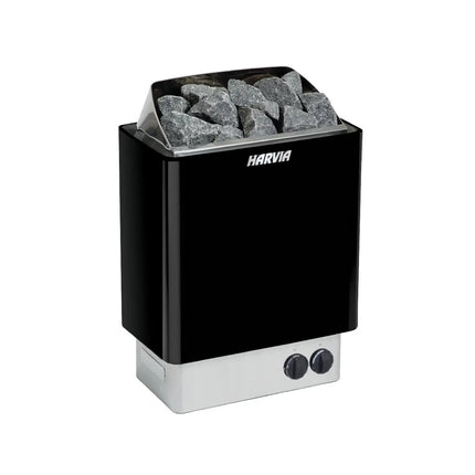 Harvia KIP60B Stainless Steel 6KW Sauna Heater with built-in control - Finnish Sauna Builders