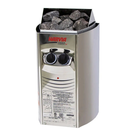 Harvia Vega Compact 1900 1.9KW Sauna Heater with Built-in Control - Finnish Sauna Builders