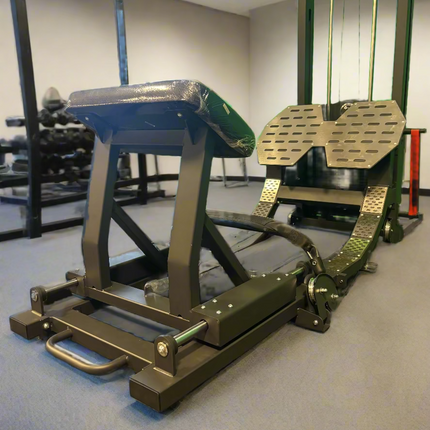 Selectorized Hip Thrust Glute Machine w/ 250lb Weight Stack (New)