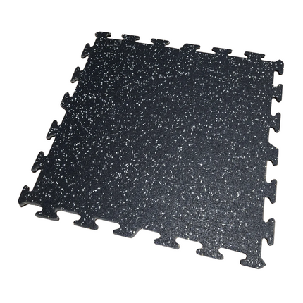 NEW Hammer Clad 18mm (3/4" Nominal) Premium Rubber Floor Tiles and Gym Tile Flooring Interlock