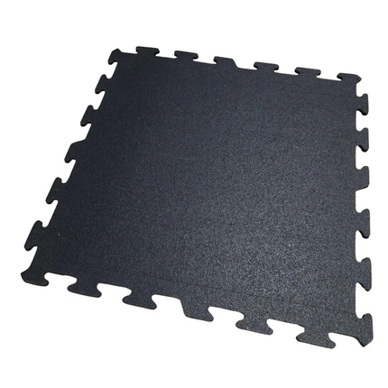 NEW Hammer Clad 18mm (3/4" Nominal) Premium Rubber Floor Tiles and Gym Tile Flooring Interlock