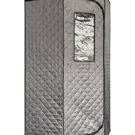 Blisspod Portable Personal Full Body 60 Min Rapid Steam Sauna | Pentagonal | Grey | Powerful 1600 Watts | 3.6L Stronger Steamer | 90X90X190cm