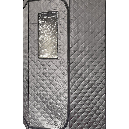 Blisspod Portable Personal Full Body 60 Min Rapid Steam Sauna | Pentagonal | Grey | Powerful 1600 Watts | 3.6L Stronger Steamer | 90X90X190cm