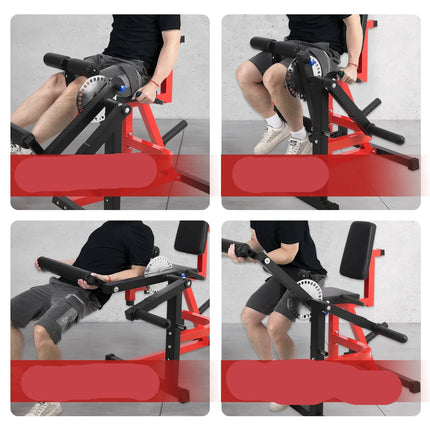 600lb Capacity Adjustable Leg Extension & Curl Machine