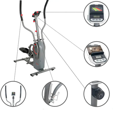 8-Level Magnetic Resistance Home Elliptical Climber