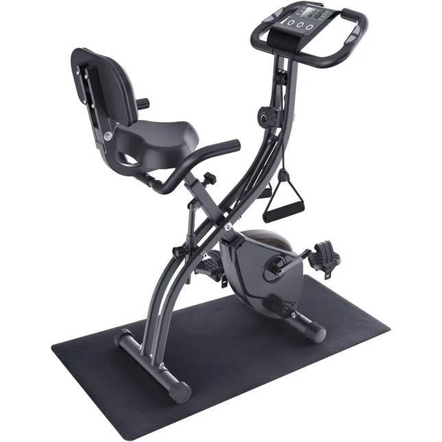Versatile Home Workout 4 in 1 Indoor Cycling Bike with Magnetic Training