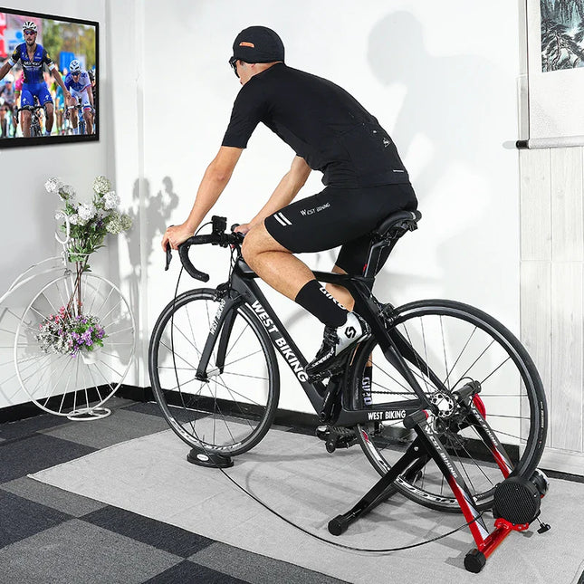 Realistic Indoor Cycling Experience Bike Trainer with Rollers