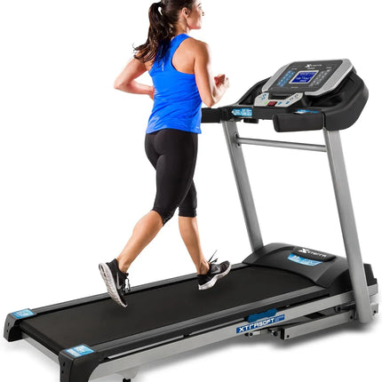 Folding Smart Treadmill with Handlebar Controls