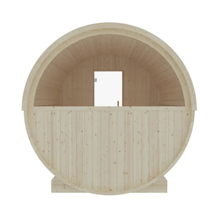 Turku Finnish Barrel Sauna with Terrace and WiFi Heater - Finnish Sauna Builders