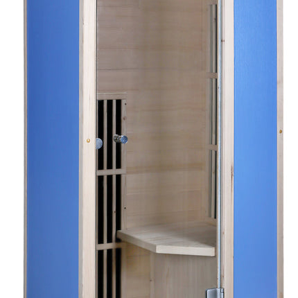 Blisspod | Vienna | Far Infrared Sauna | Canadian Hemlock Very Low EMF | 72.8"H x 35.4"W x 25.6"D | 1 Person