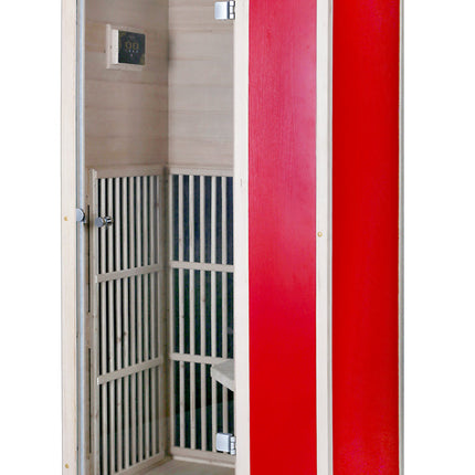Blisspod | Vienna | Far Infrared Sauna | Canadian Hemlock Very Low EMF | 72.8"H x 35.4"W x 25.6"D | 1 Person