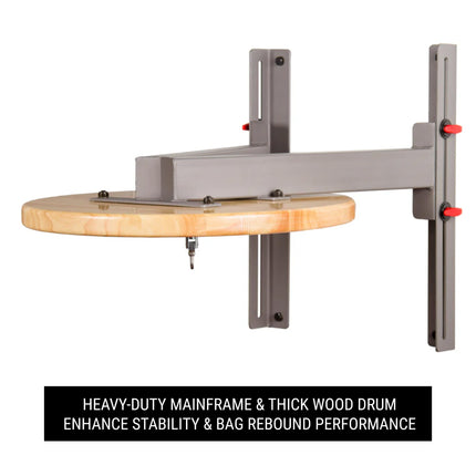 Wall Mounted Speed Bag Platform with Shackle Swivel for MMA and Boxing