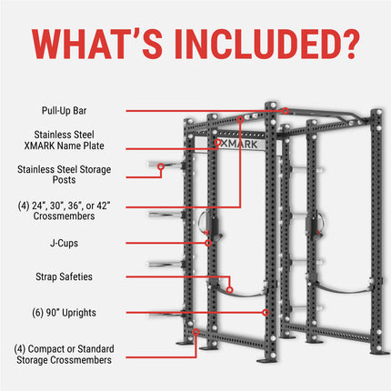 Viper Power Rack with Storage & Strap Safeties