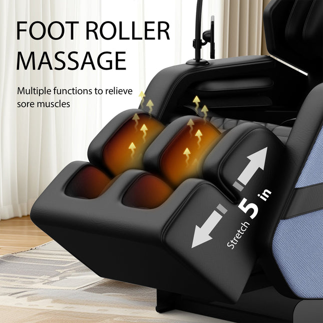Airvana Imperium Full-Body Zero Gravity Massage Recliner Chair With Ambient Lighting