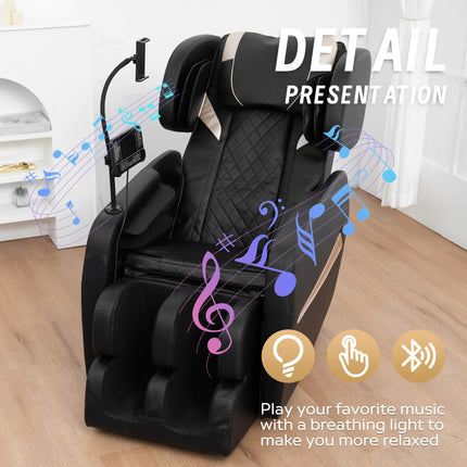 Airvana Nocturne Full-Body Zero Gravity Massage Chair With Retractable Footrest