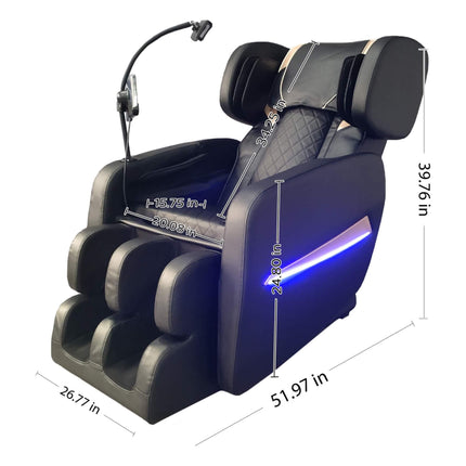 Airvana Nocturne Full-Body Zero Gravity Massage Chair With Retractable Footrest