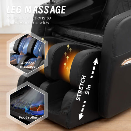 Airvana Nocturne Full-Body Zero Gravity Massage Chair With Retractable Footrest
