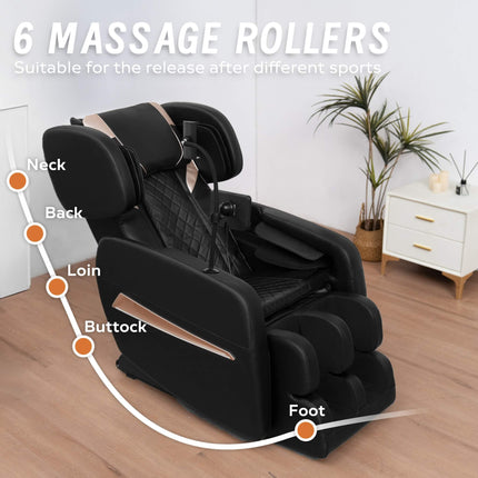 Airvana Nocturne Full-Body Zero Gravity Massage Chair With Retractable Footrest