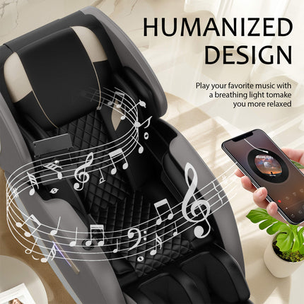 Airvana Opulence Zero Gravity Massage Recliner Chair With Bluetooth Audio