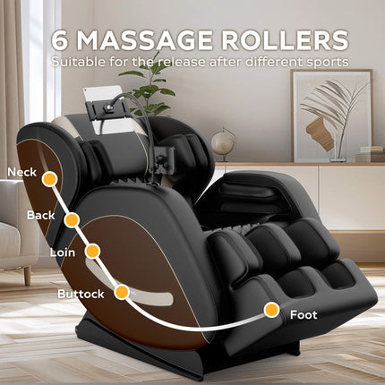 Airvana Sovereign Zero Gravity Massage Chair With Six Massage Rollers