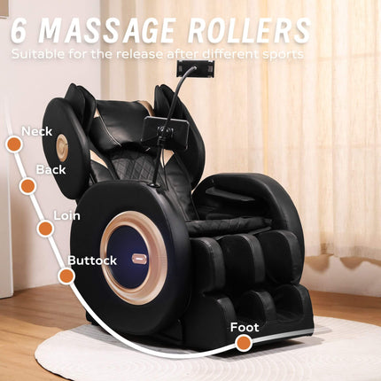 Airvana Tranquil Automatic Zero Gravity Massage Recliner Chair With Full Body Air Pressure