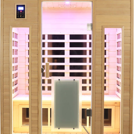 Low EMF Three person Far infrared sauna room (Roof & Floor)