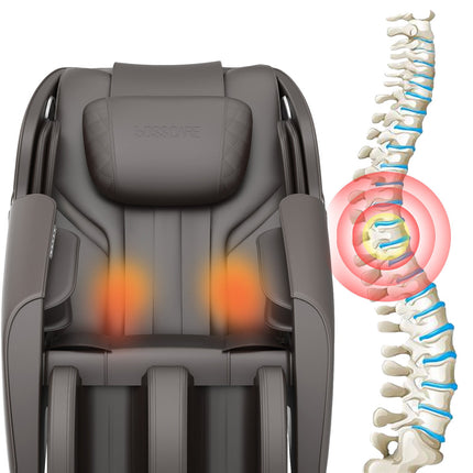 Bosscare Full-Body Zero-Gravity Leather Massage Chair With Zero Gravity And Bluetooth [GR8012]