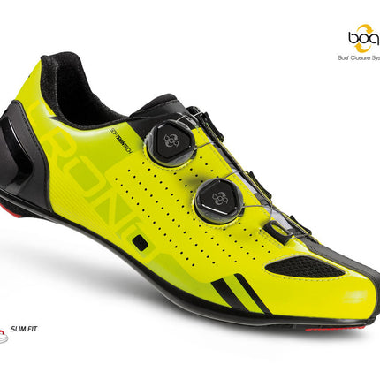 CRONO CR2 Road Cycling Shoes - Yellow 01