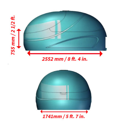 Dreampod V2 Commercial Home Flotation Sensory Isolation Tank Pod Spa [DPFP201WPE]