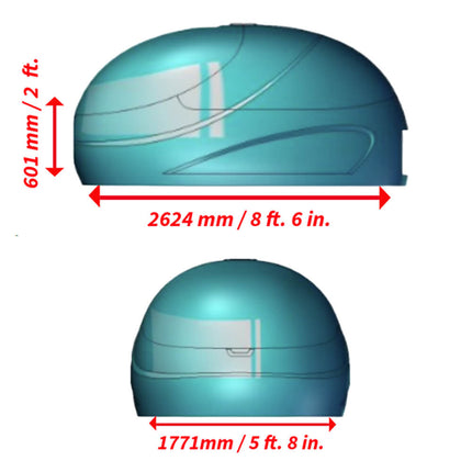Dreampod Vmax Commercial Home Flotation Sensory Isolation Tank Pod Spa [DPFP202WPE]