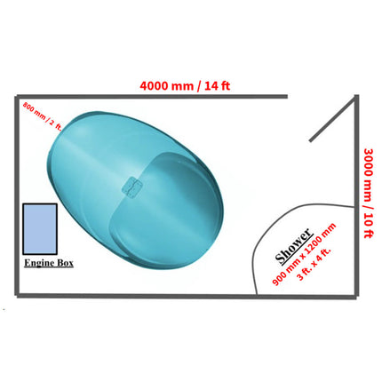 Dreampod Vmax Commercial Home Flotation Sensory Isolation Tank Pod Spa [DPFP202WPE]