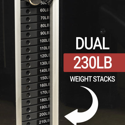 Functional Trainer With Dual 230 lb Weight Stacks