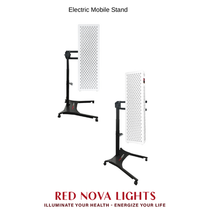 RNL900 & RNL1500 Premium Electric Mobile Stand for Red Light Therapy Panels