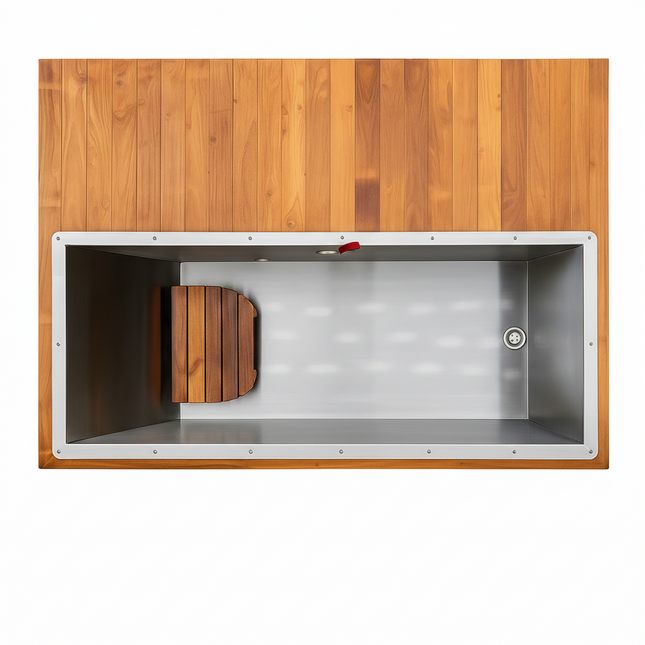 TimberChill Glacier Pro Cedar Cold Plunge