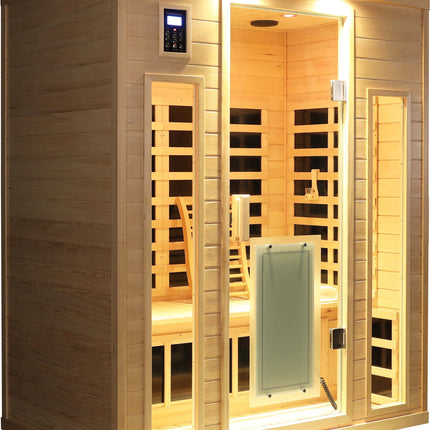 Low EMF Three person Far infrared sauna room (Roof & Floor)